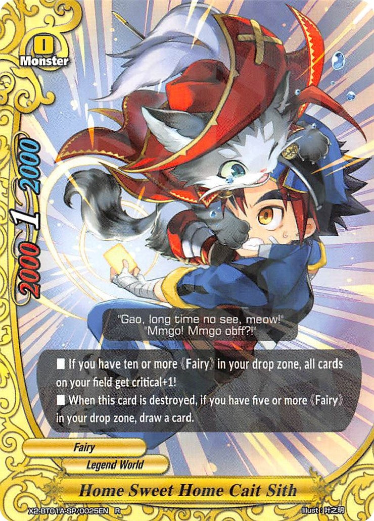 Image for Home Sweet Home Cait Sith (Solar Strife) (X2-BT01A-SP/0025EN) - Future Card BuddyFight