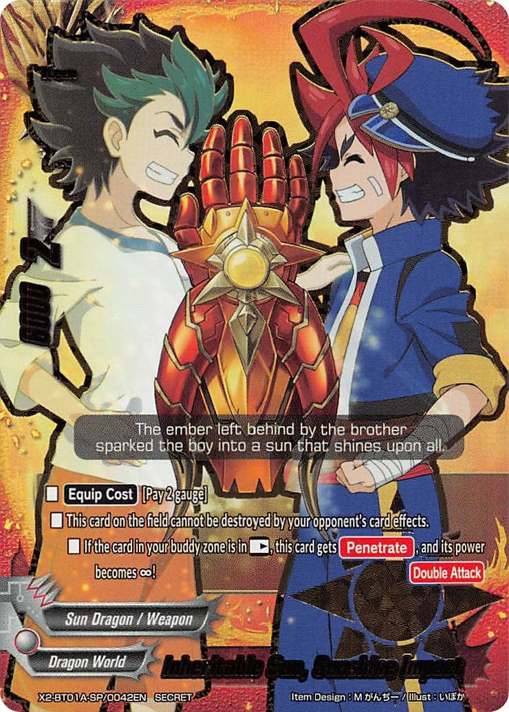 Image for Inheritable Sun, Sunshine Impact (Solar Strife) (X2-BT01A-SP/0042EN) - Future Card BuddyFight