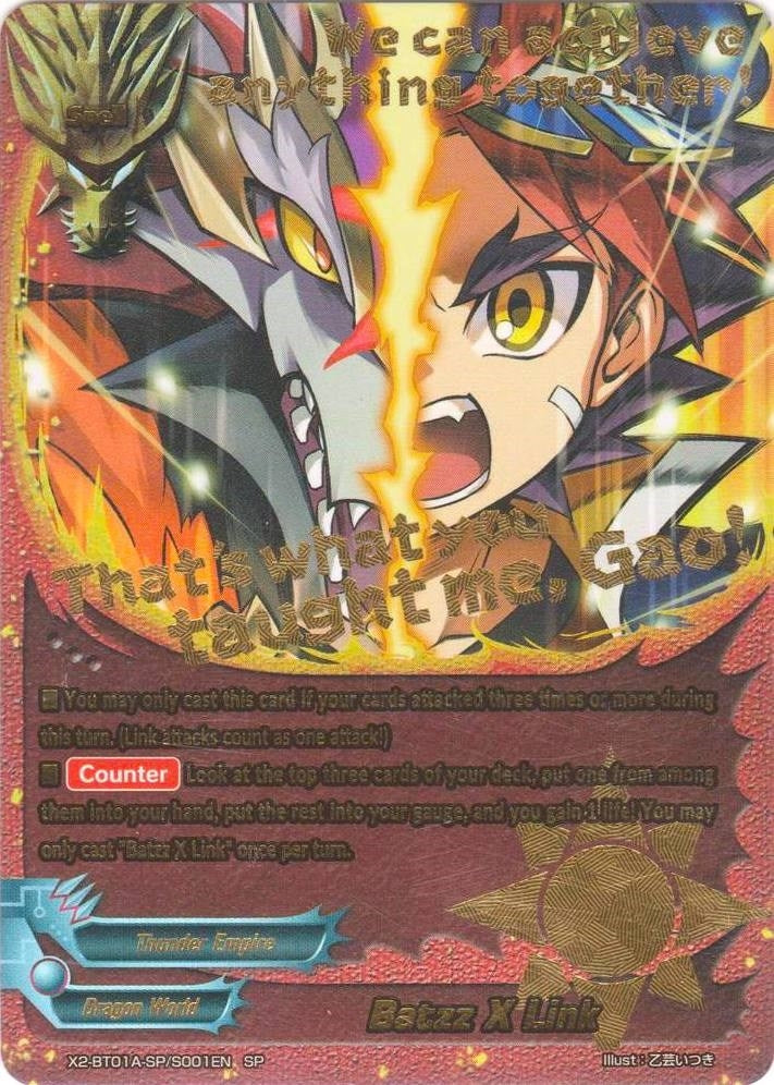Image for Batzz X Link (SP) (Solar Strife) (X2-BT01A-SP/S001EN) - Future Card BuddyFight