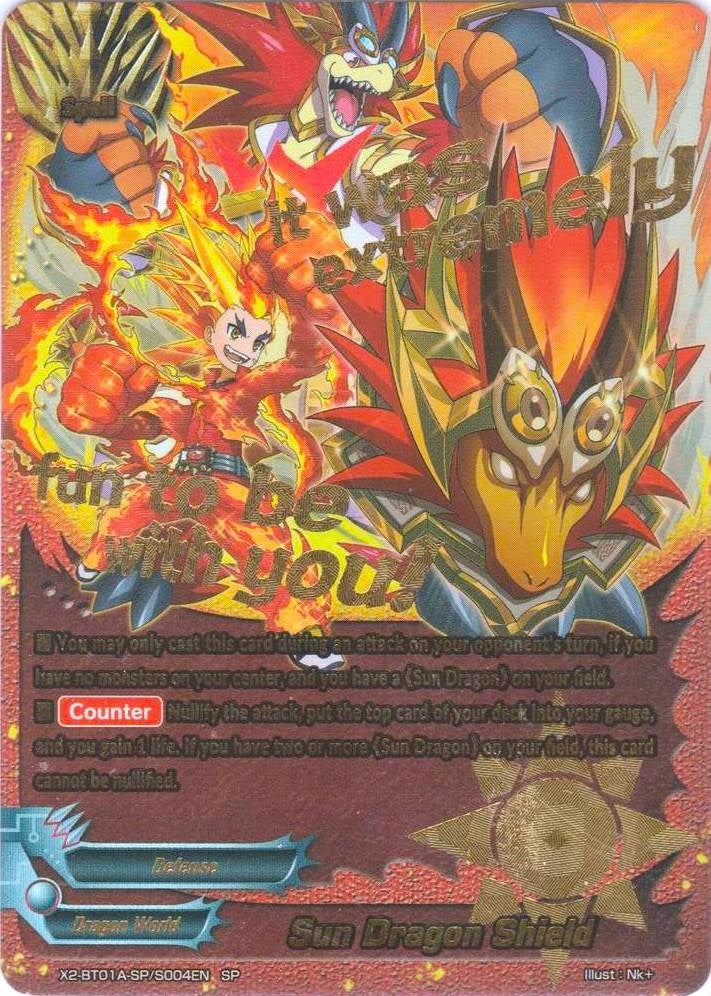 Image for Sun Dragon Shield (SP) (Solar Strife) (X2-BT01A-SP/S004EN) - Future Card BuddyFight