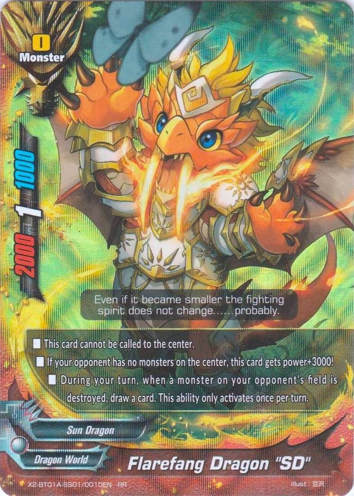 Image for Flarefang Dragon "SD" (Solar Strife) (X2-BT01A-SS01/0010EN) - Future Card BuddyFight