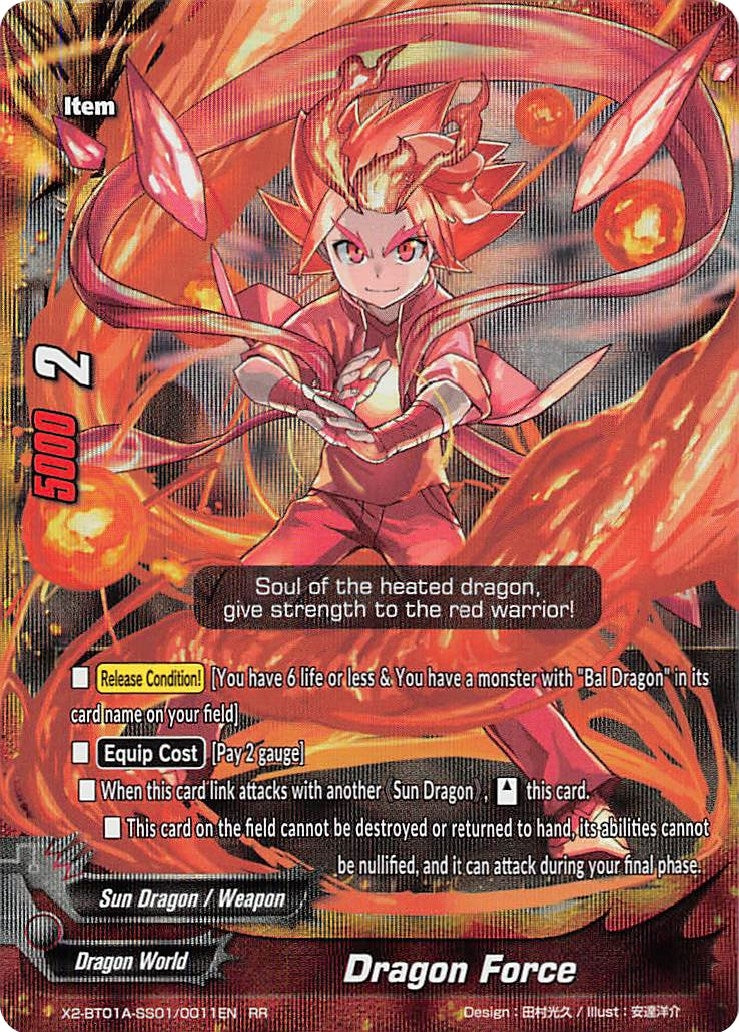 Image for Dragon Force (Solar Strife) (X2-BT01A-SS01/0011EN) - Future Card BuddyFight