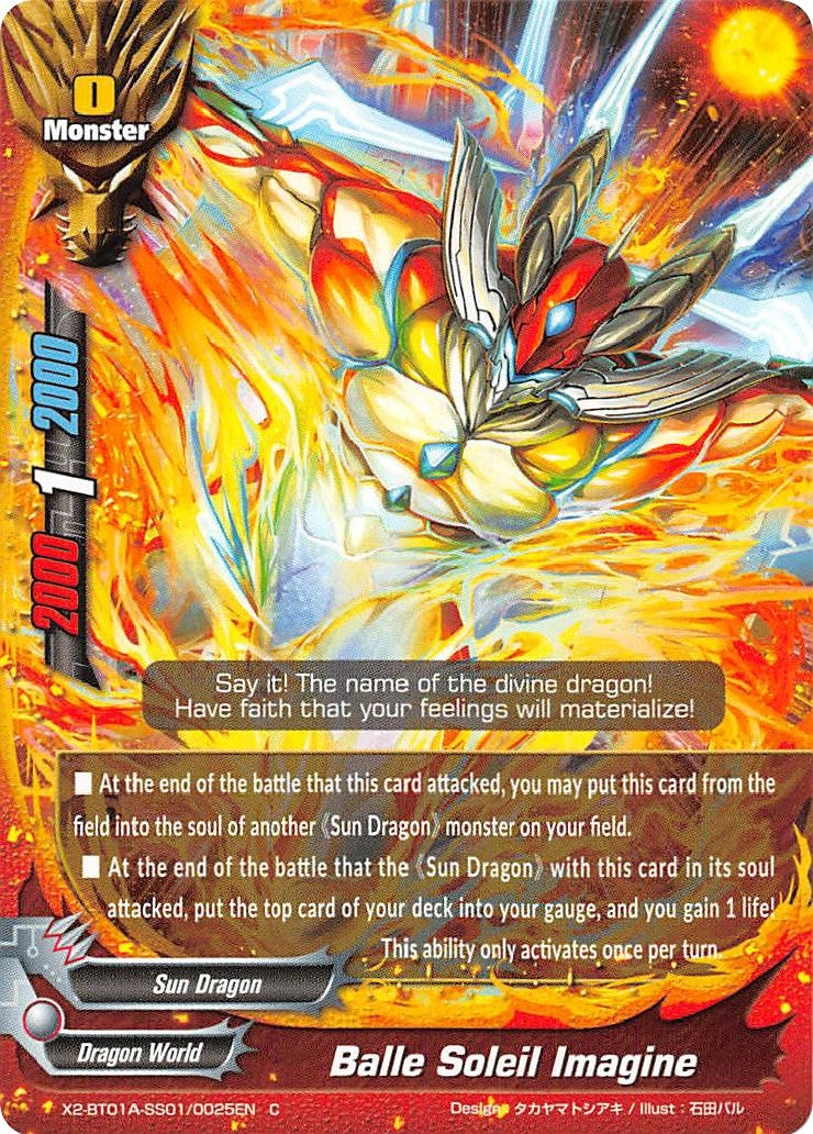 Image for Balle Soleil Imagine (Solar Strife) (X2-BT01A-SS01/0025EN) - Future Card BuddyFight