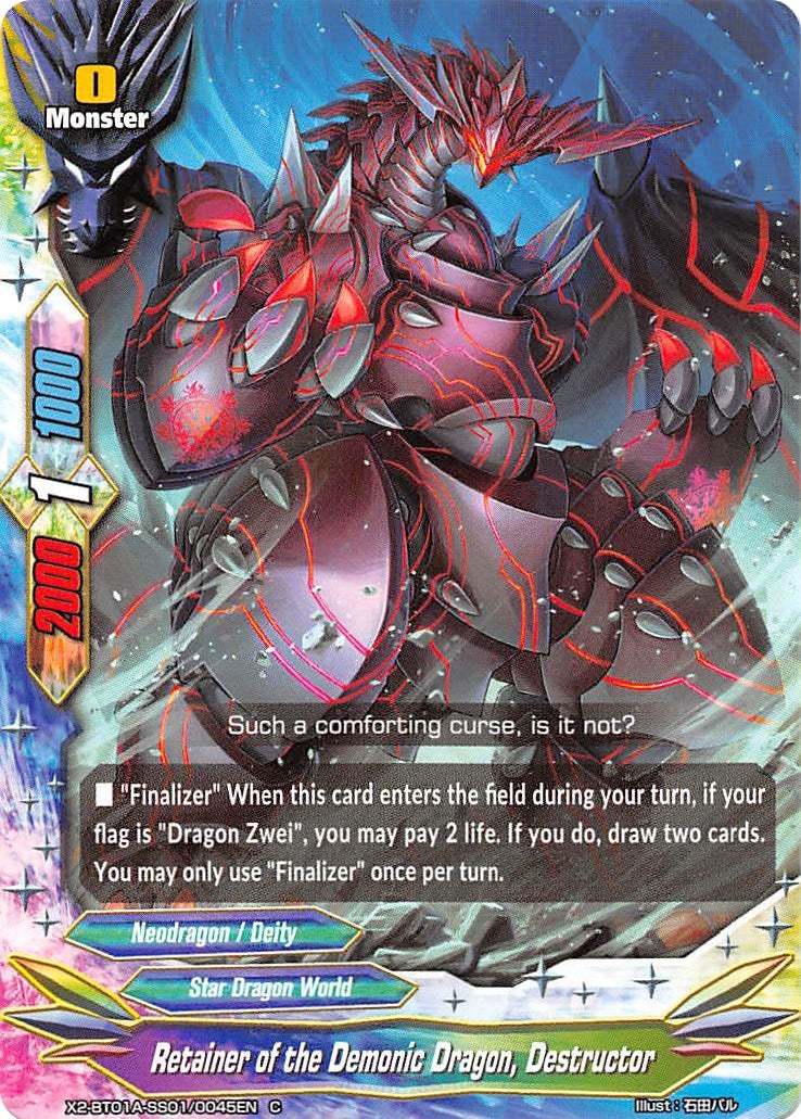 Image for Retainer of the Demonic Dragon, Destructor (Solar Strife) (X2-BT01A-SS01/0045EN) - Future Card BuddyFight