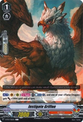 Image for Instigate Griffon (V-BT01: Unite! Team Q4) (V-BT01/066EN) - Cardfight Vanguard