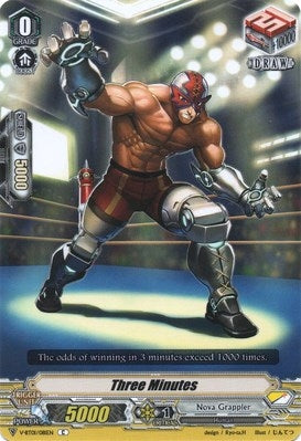 Image for Three Minutes (V-BT01: Unite! Team Q4) (V-BT01/081EN) - Cardfight Vanguard