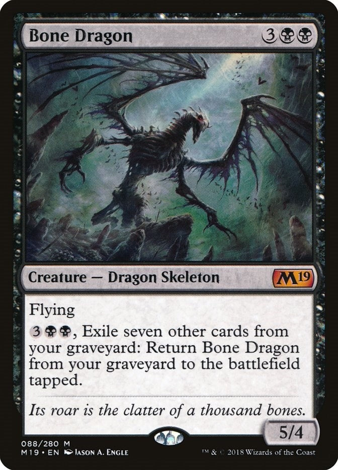 Image for Bone Dragon (Core Set 2019) (88) - Magic: The Gathering