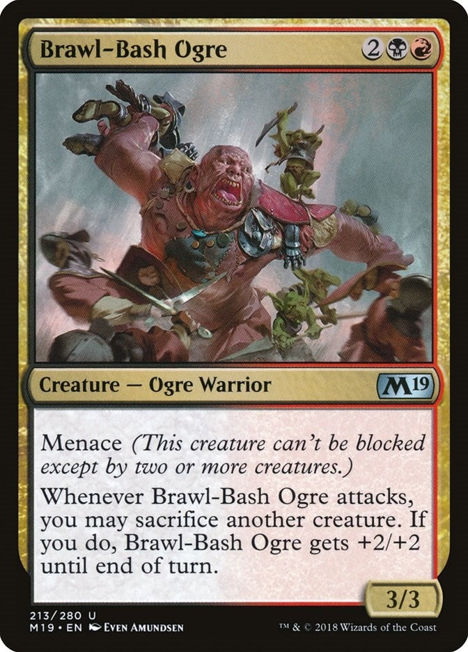Image for Brawl-Bash Ogre (Core Set 2019) (213) - Magic: The Gathering