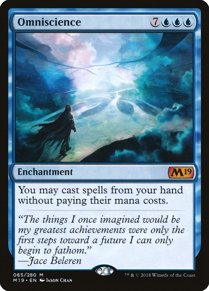 Image for Omniscience (Core Set 2019) (65) - Magic: The Gathering