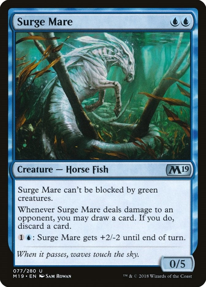 Image for Surge Mare (Core Set 2019) (77) - Magic: The Gathering
