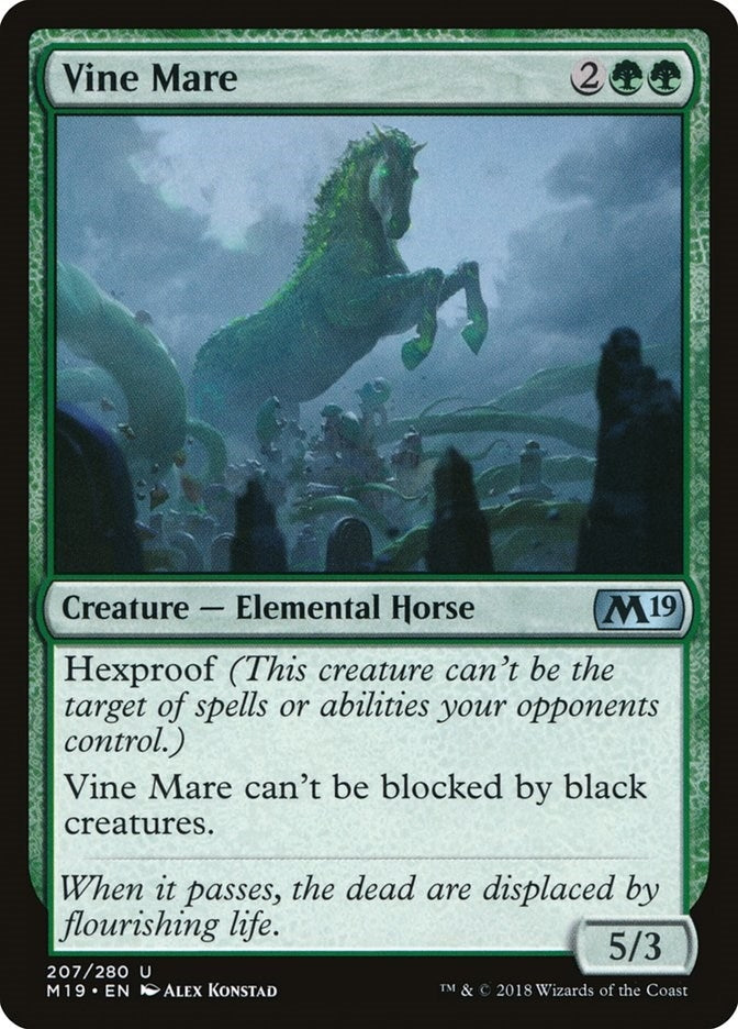 Image for Vine Mare (Core Set 2019) (207) - Magic: The Gathering