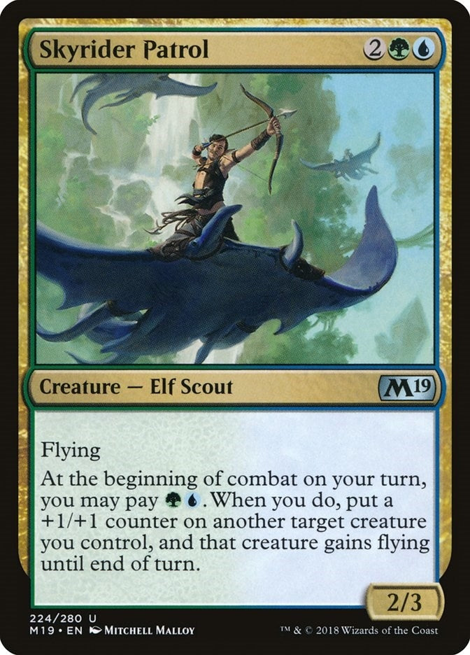 Image for Skyrider Patrol (Core Set 2019) (224) - Magic: The Gathering