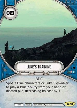 Image for Luke's Training (Way of the Force) (60) - Star Wars: Destiny