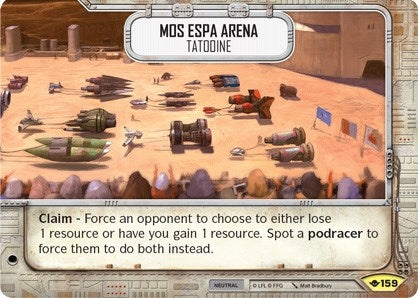 Image for Mos Espa Arena - Tatooine (Way of the Force) (159) - Star Wars: Destiny