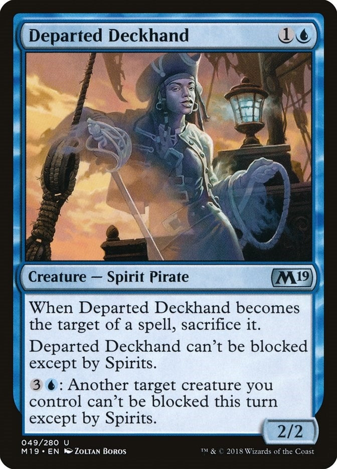 Image for Departed Deckhand (Core Set 2019) (49) - Magic: The Gathering