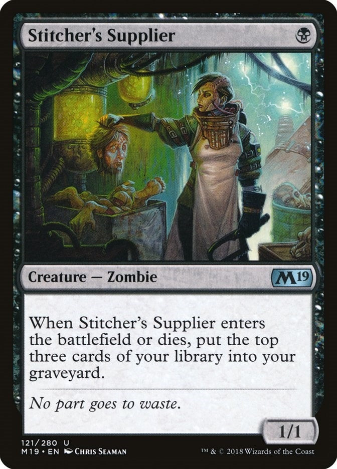 Image for Stitcher's Supplier (Core Set 2019) (121) - Magic: The Gathering