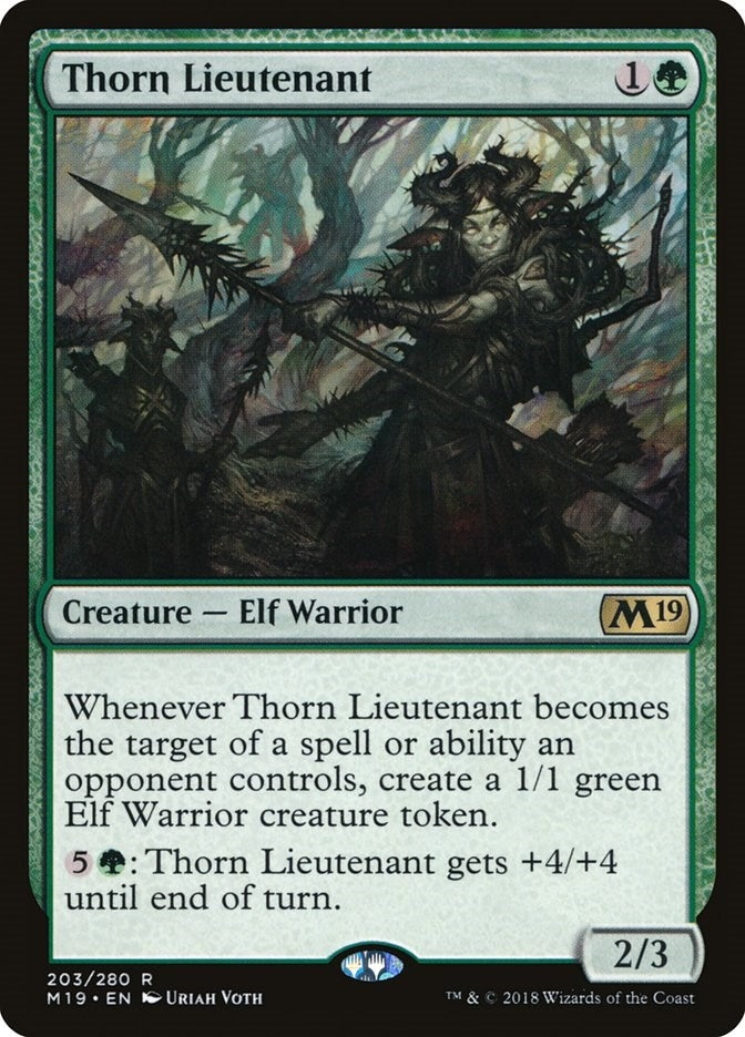 Image for Thorn Lieutenant (Core Set 2019) (203) - Magic: The Gathering