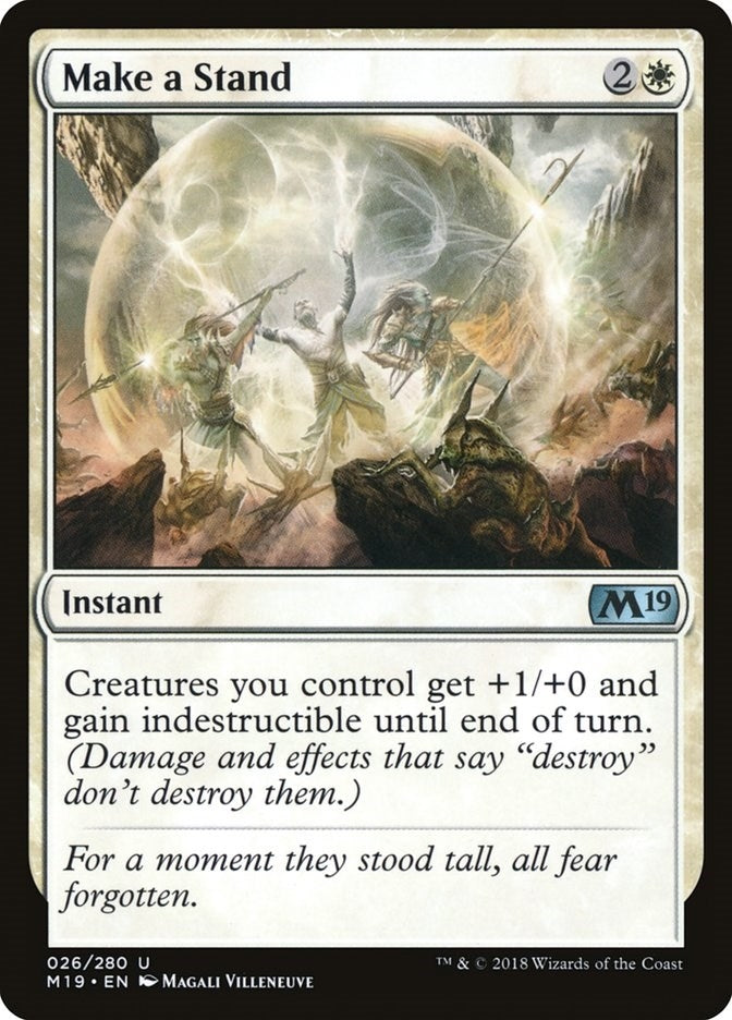 Image for Make a Stand (Core Set 2019) (26) - Magic: The Gathering