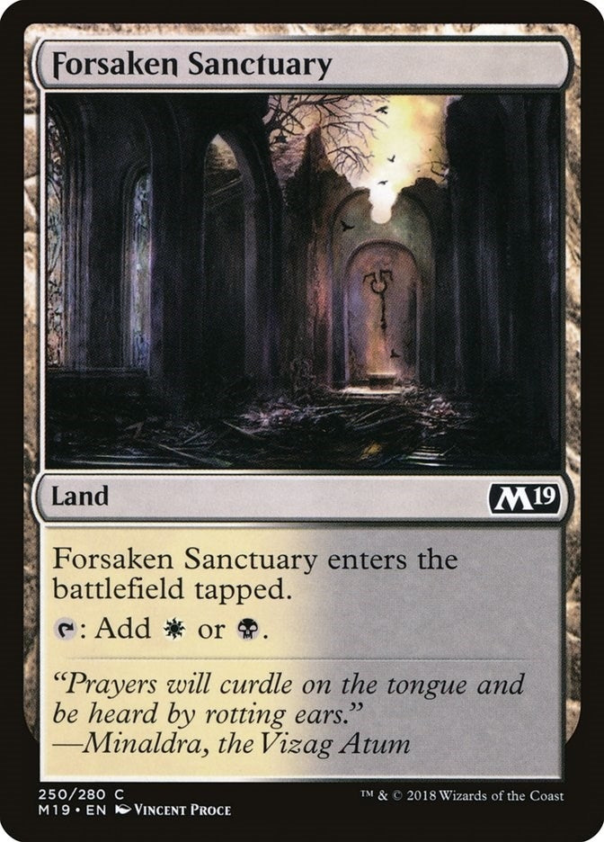 Image for Forsaken Sanctuary (Core Set 2019) (250) - Magic: The Gathering