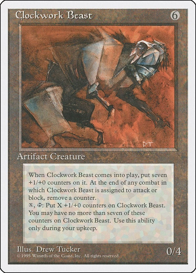 Image for Clockwork Beast (Fourth Edition) - Magic: The Gathering