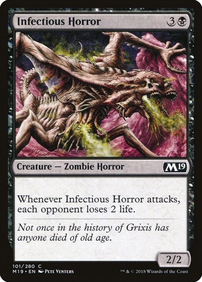 Image for Infectious Horror (Core Set 2019) (101) - Magic: The Gathering