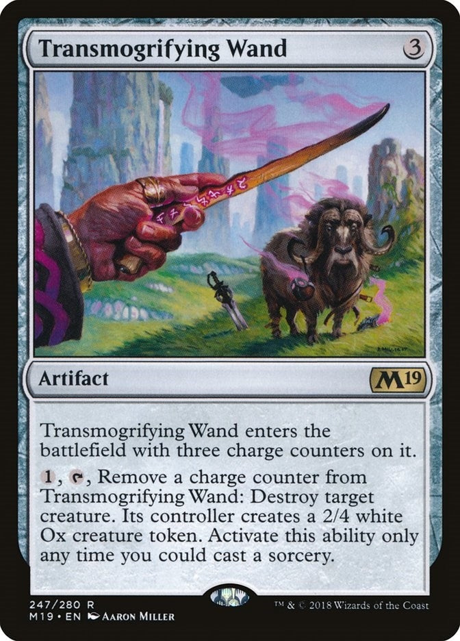 Image for Transmogrifying Wand (Core Set 2019) (247) - Magic: The Gathering
