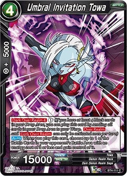 Image for Umbral Invitation Towa (Colossal Warfare) (BT4-111) - Dragon Ball Super: Masters
