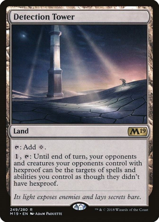 Image for Detection Tower (Core Set 2019) (249) - Magic: The Gathering