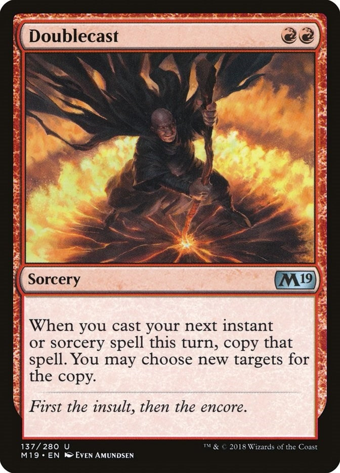 Image for Doublecast (Core Set 2019) (137) - Magic: The Gathering