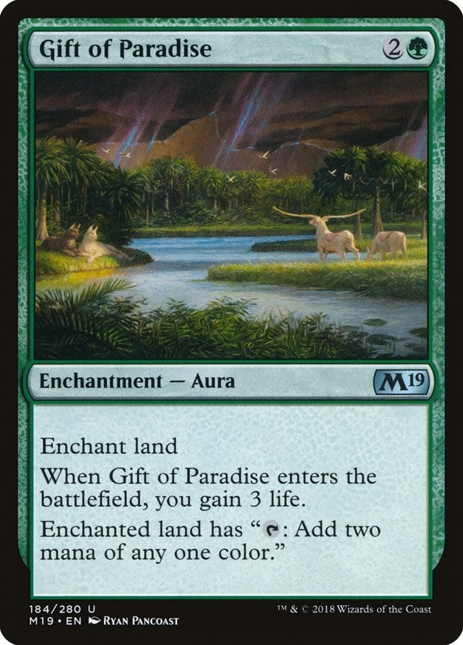 Image for Gift of Paradise (Core Set 2019) (184) - Magic: The Gathering