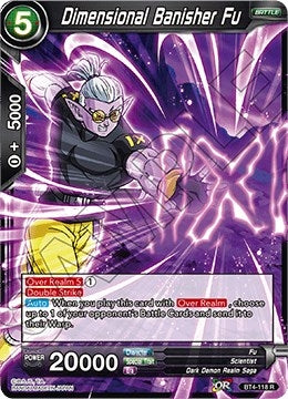 Image for Dimensional Banisher Fu (Colossal Warfare) (BT4-118) - Dragon Ball Super: Masters