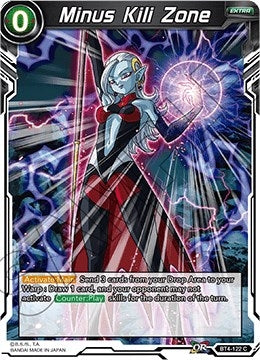 Image for Minus Kili Zone (Colossal Warfare) (BT4-122) - Dragon Ball Super: Masters