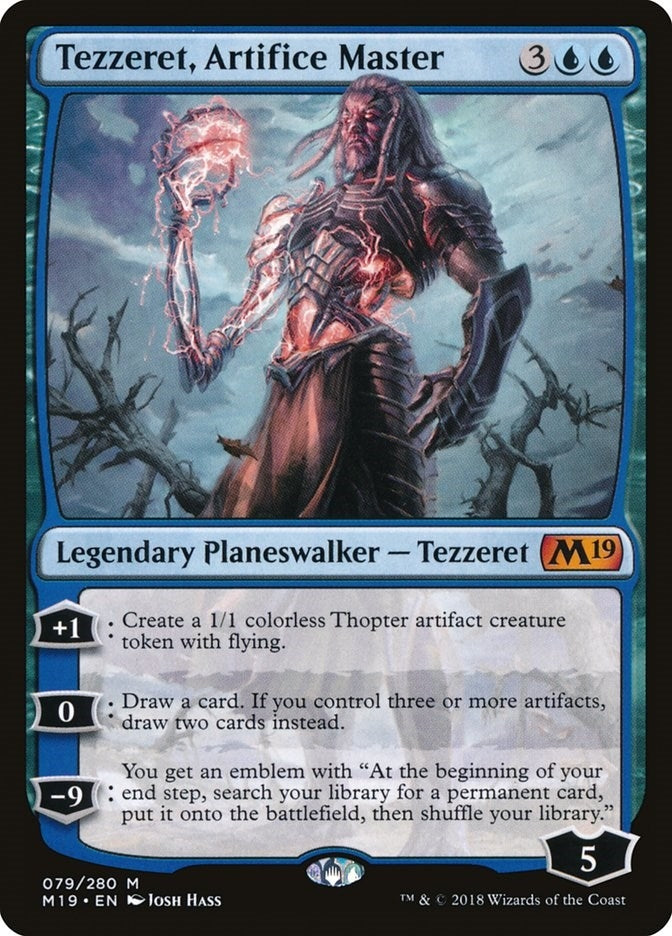 Image for Tezzeret, Artifice Master (Core Set 2019) (79) - Magic: The Gathering