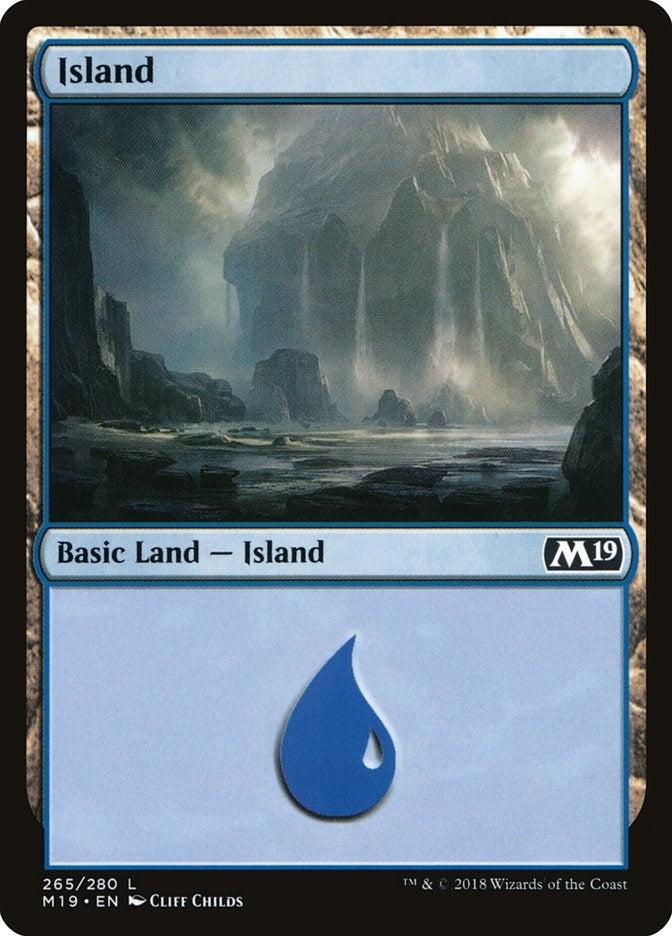 Image for Island (265) (Core Set 2019) (265) - Magic: The Gathering