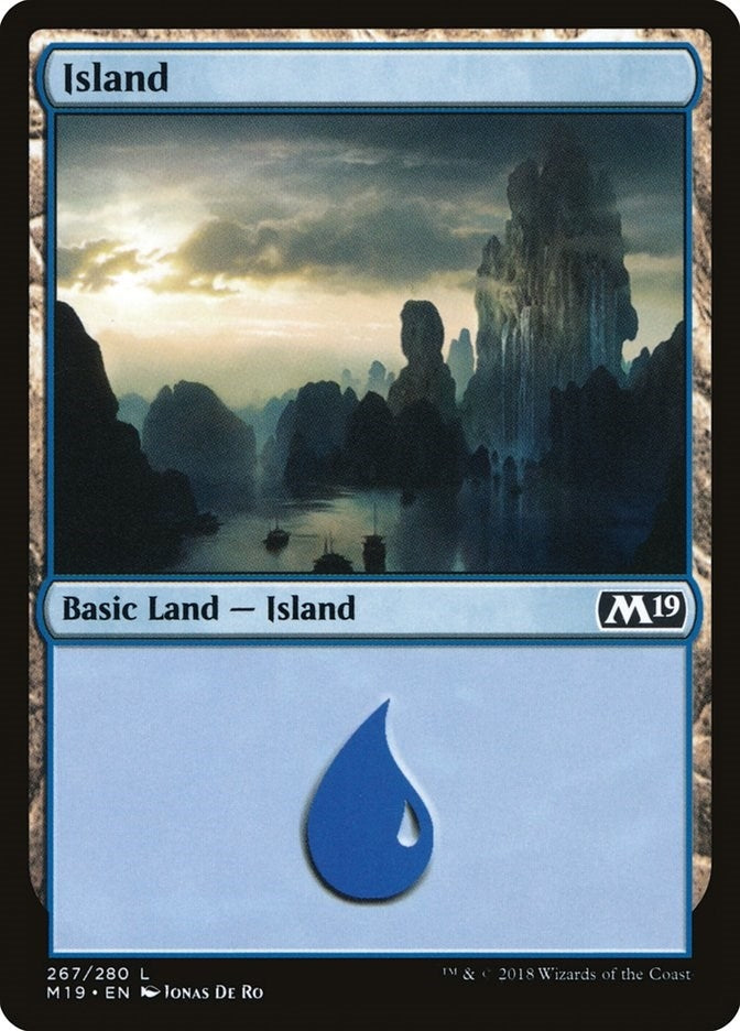 Image for Island (267) (Core Set 2019) (267) - Magic: The Gathering