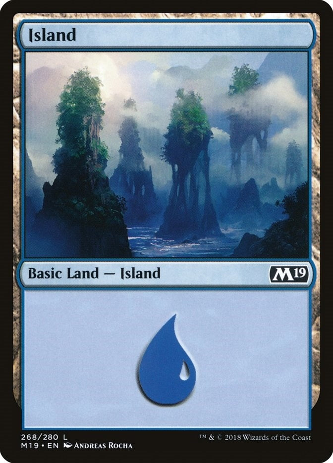 Image for Island (268) (Core Set 2019) (268) - Magic: The Gathering