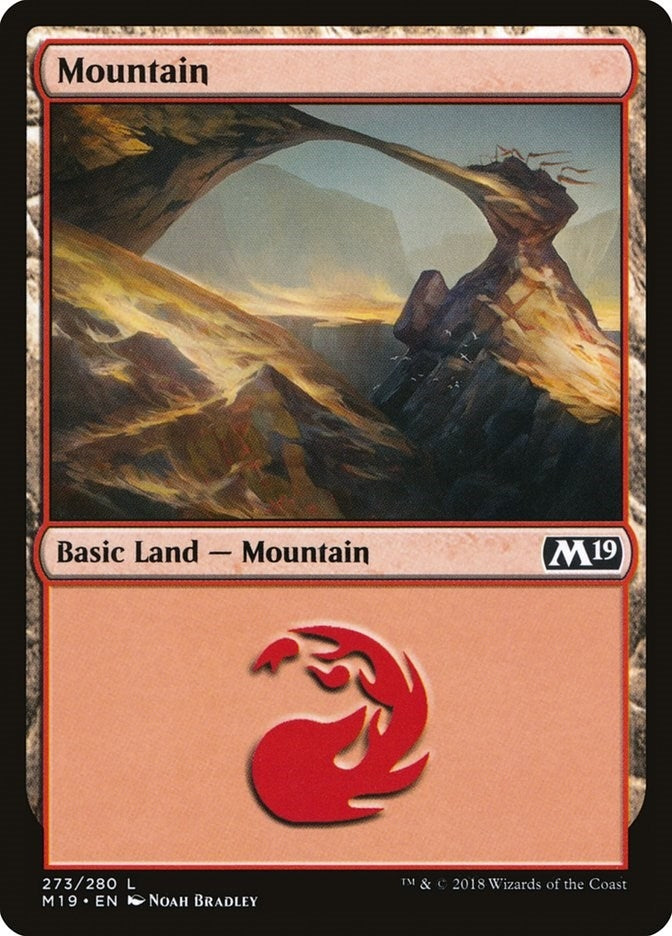 Image for Mountain (273) (Core Set 2019) (273) - Magic: The Gathering