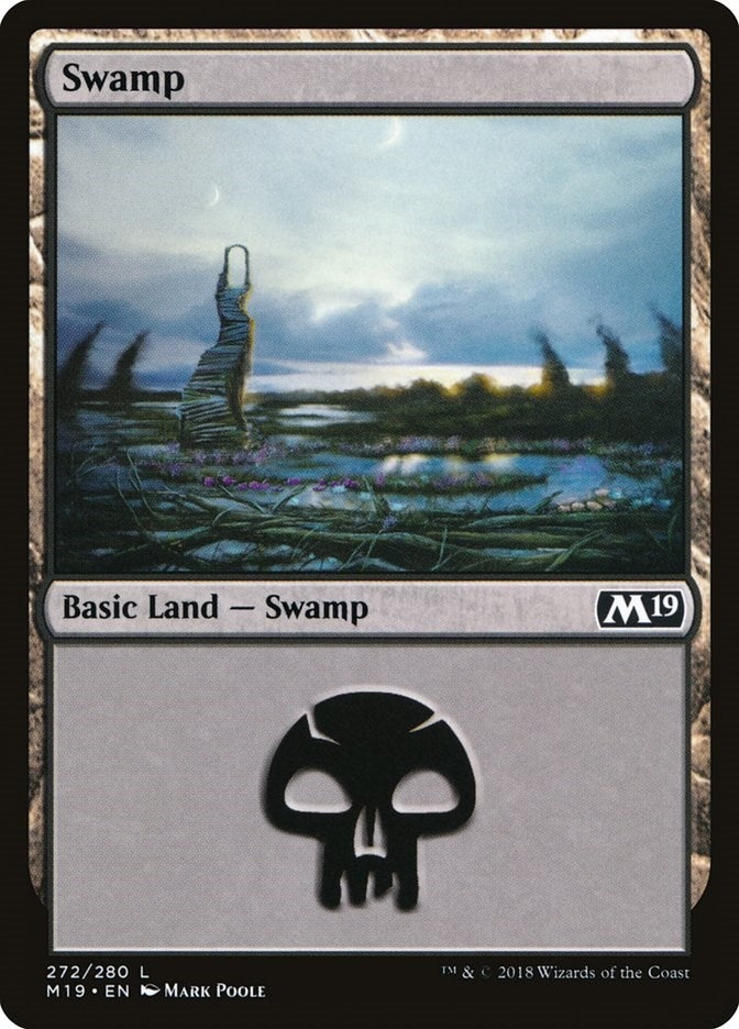 Image for Swamp (272) (Core Set 2019) (272) - Magic: The Gathering