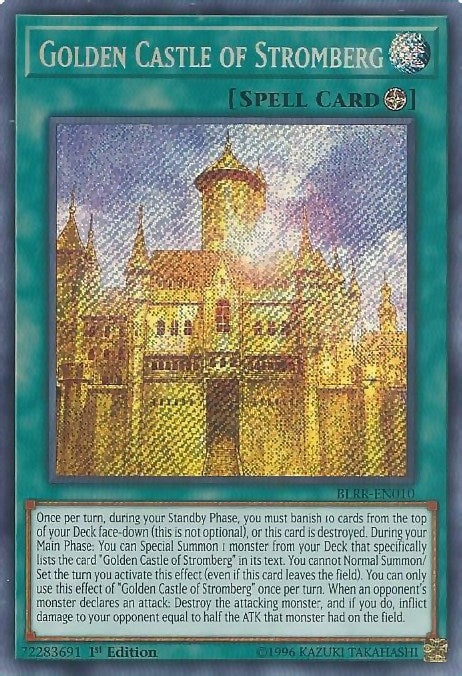 Image for Golden Castle of Stromberg (Battles of Legend: Relentless Revenge) (BLRR-EN010) - YuGiOh