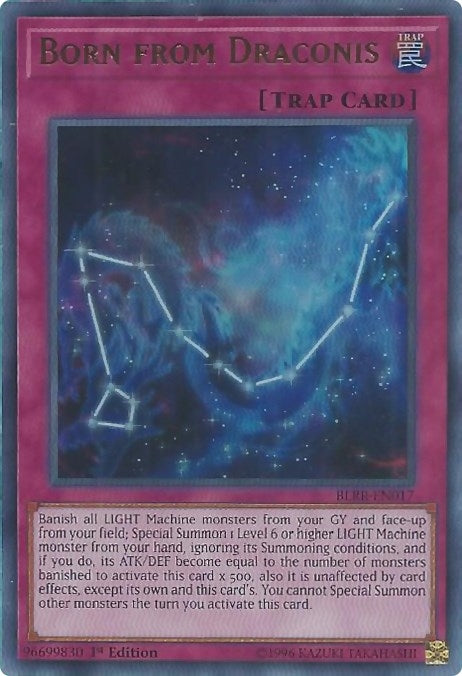 Image for Born from Draconis (Battles of Legend: Relentless Revenge) (BLRR-EN017) - YuGiOh