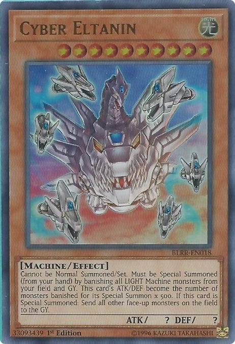 Image for Cyber Eltanin (Battles of Legend: Relentless Revenge) (BLRR-EN018) - YuGiOh
