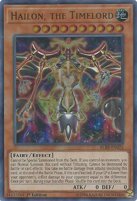 Image for Hailon, the Timelord (Battles of Legend: Relentless Revenge) (BLRR-EN022) - YuGiOh