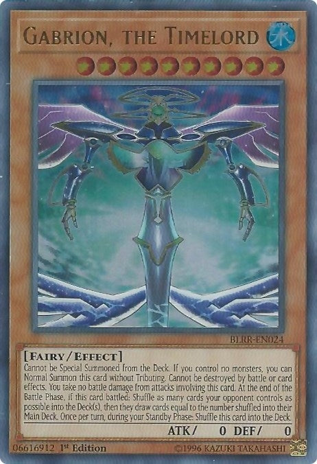 Image for Gabrion, the Timelord (Battles of Legend: Relentless Revenge) (BLRR-EN024) - YuGiOh