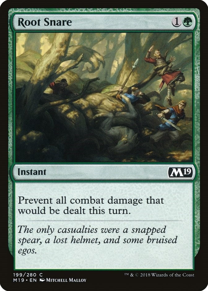Image for Root Snare (Core Set 2019) (199) - Magic: The Gathering