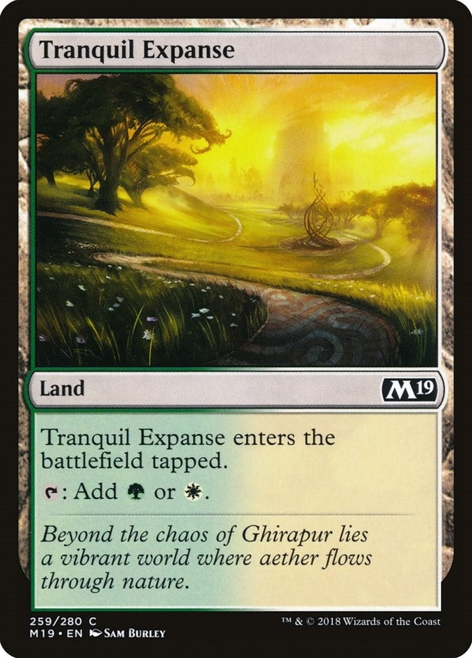 Image for Tranquil Expanse (Core Set 2019) (259) - Magic: The Gathering