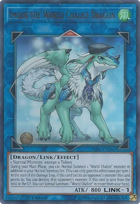 Image for Imduk the World Chalice Dragon (Battles of Legend: Relentless Revenge) (BLRR-EN086) - YuGiOh