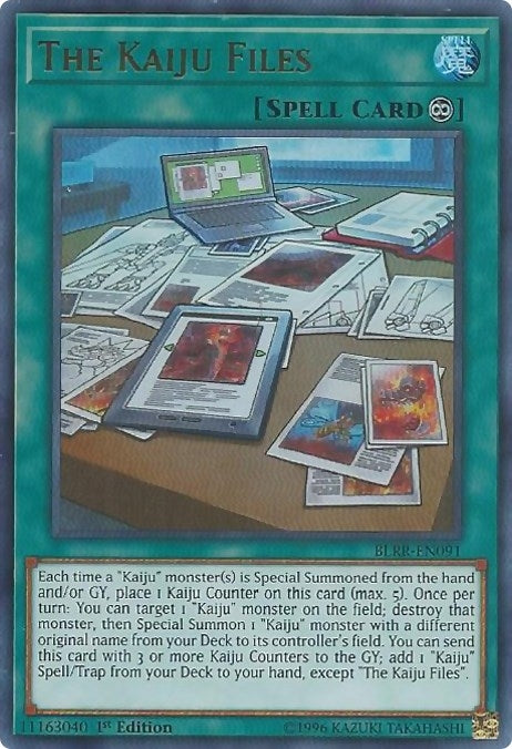 Image for The Kaiju Files (Battles of Legend: Relentless Revenge) (BLRR-EN091) - YuGiOh