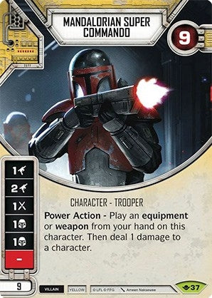 Image for Mandalorian Super Commando (Card Only) (Way of the Force) (37) - Star Wars: Destiny