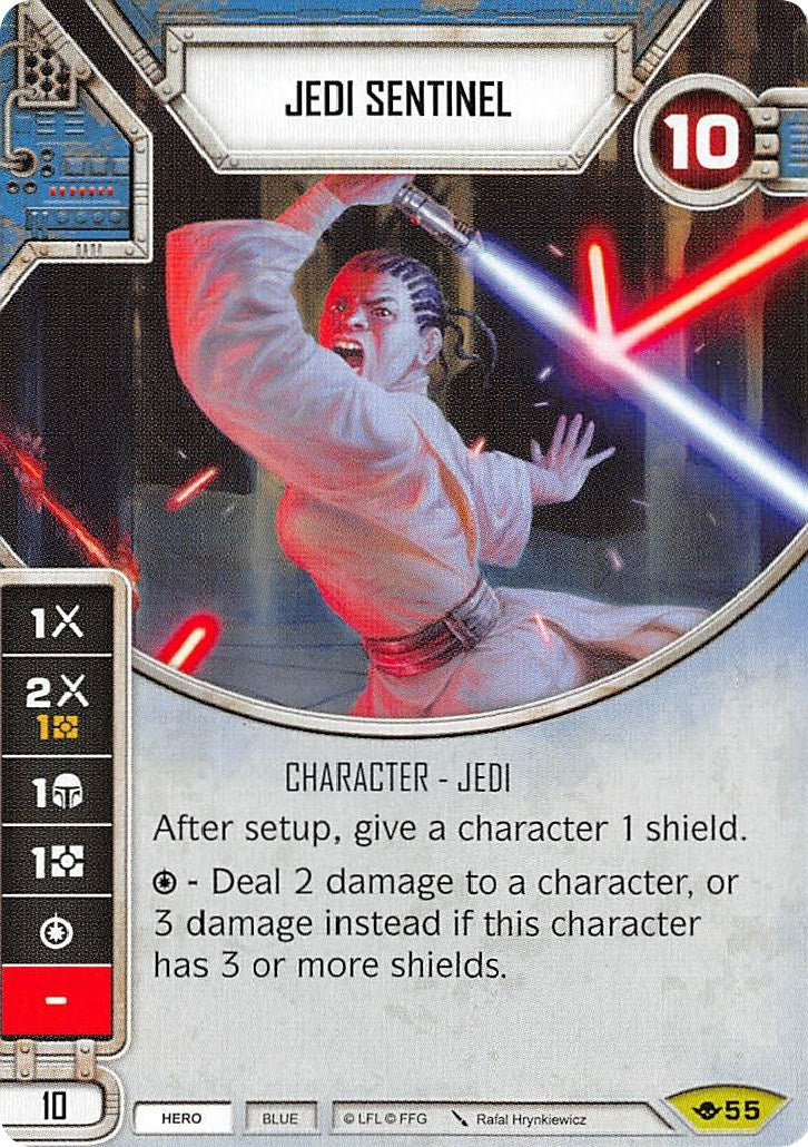 Image for Jedi Sentinel (Way of the Force) (55) - Star Wars: Destiny