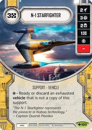 Image for N-1 Starfighter (Way of the Force) (103) - Star Wars: Destiny